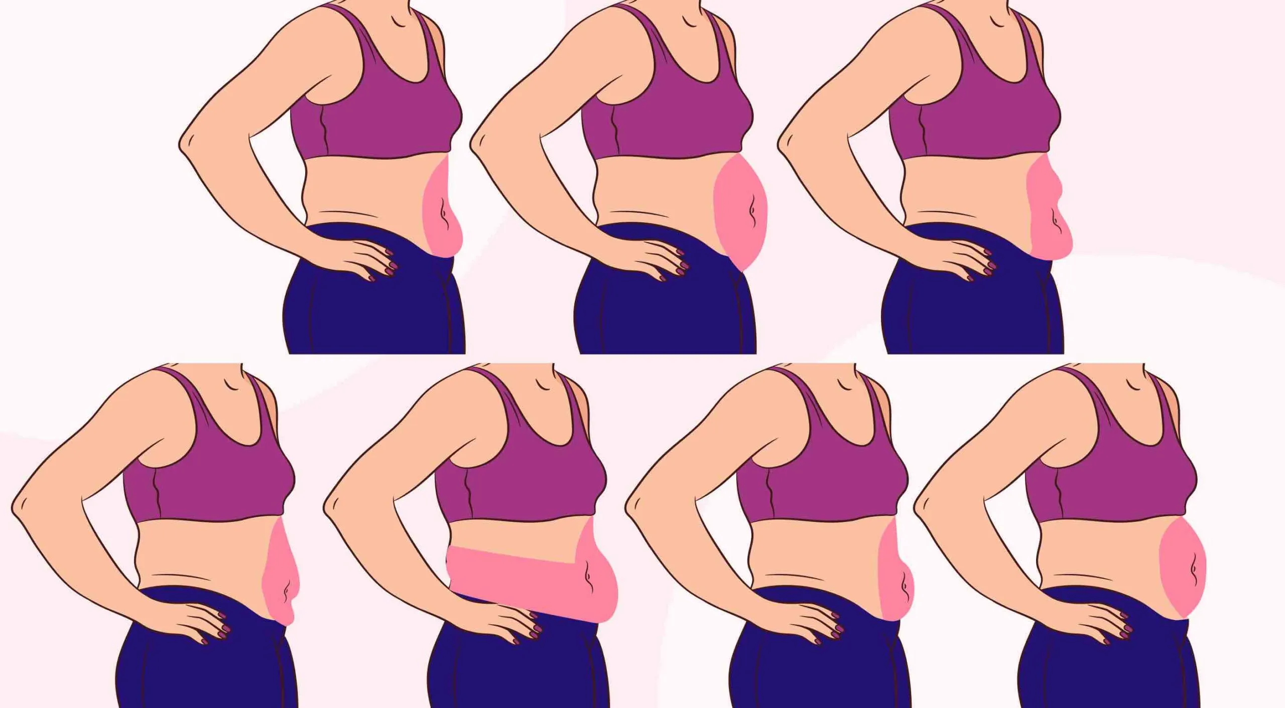 5 Types of Tummies and Ways to Get Rid of Each of Them