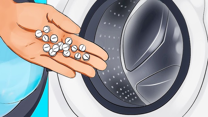 Throw An Aspirin Into The Washing Machine. The Effect Is Perfect!